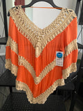 Vintage Retro Boh Macrame Top