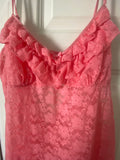 Sweet Pink Slip Dress Deadstock Y2K