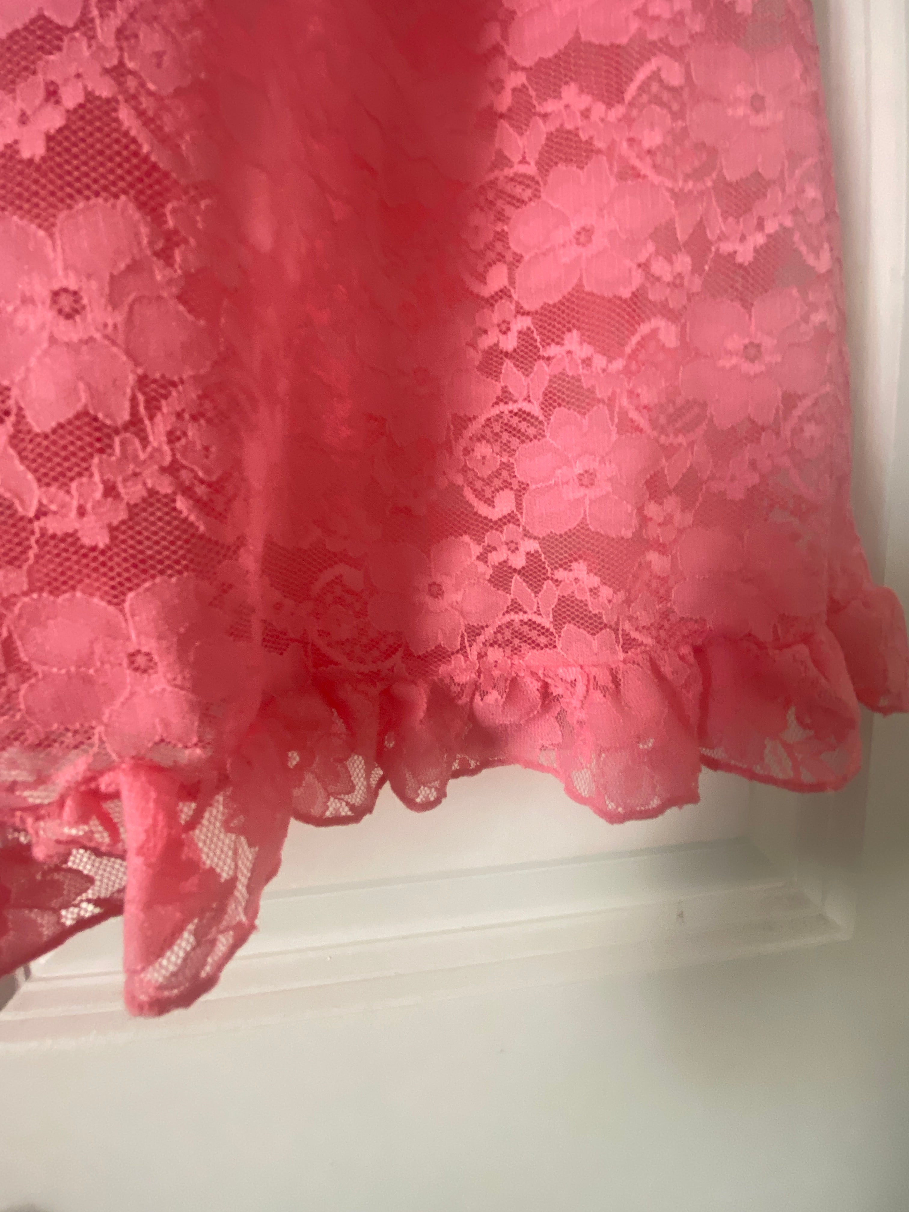 Sweet Pink Slip Dress Deadstock Y2K