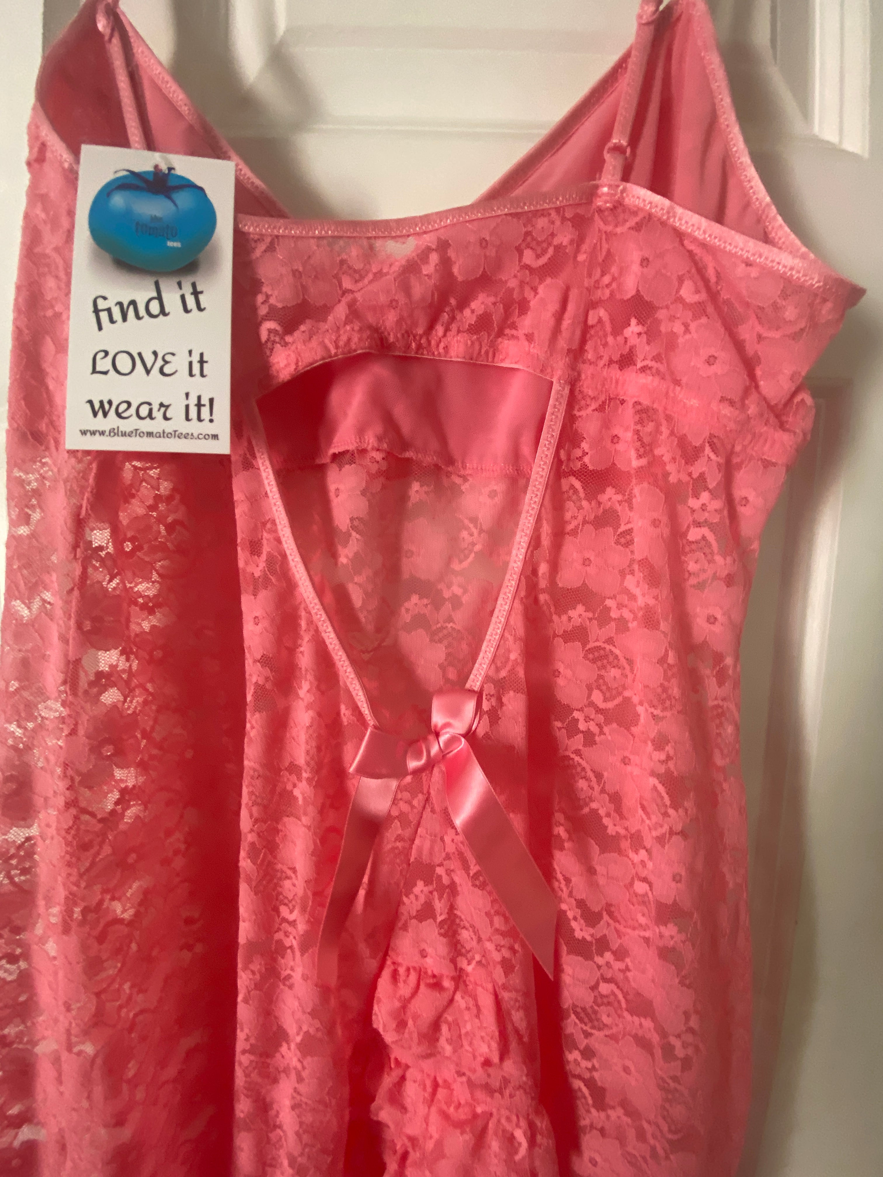 Sweet Pink Slip Dress Deadstock Y2K