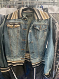 Vintage MISS. ME Y2K Denim Knit Jacket 2000