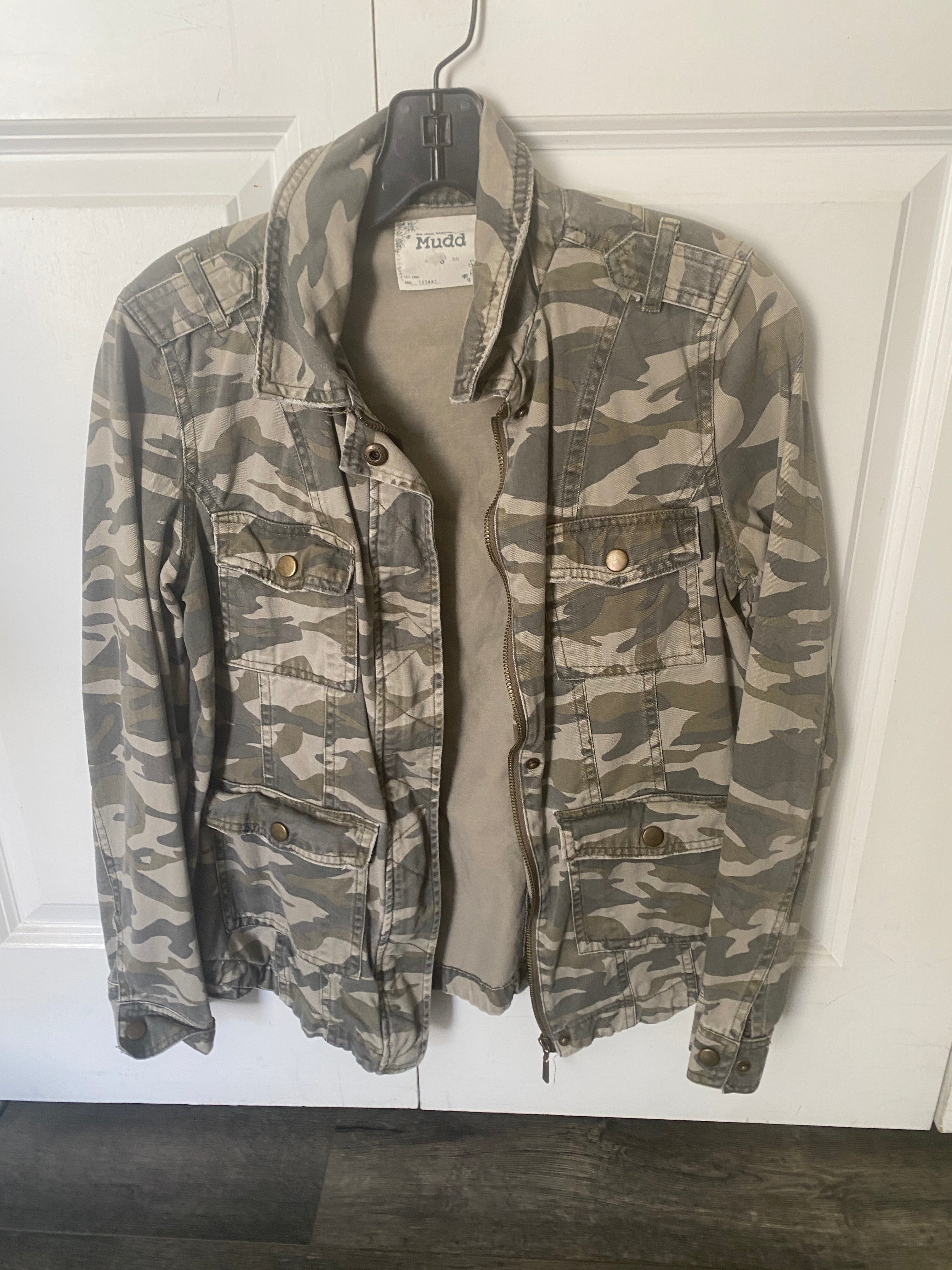 Retro Camouflage Utility Jacket