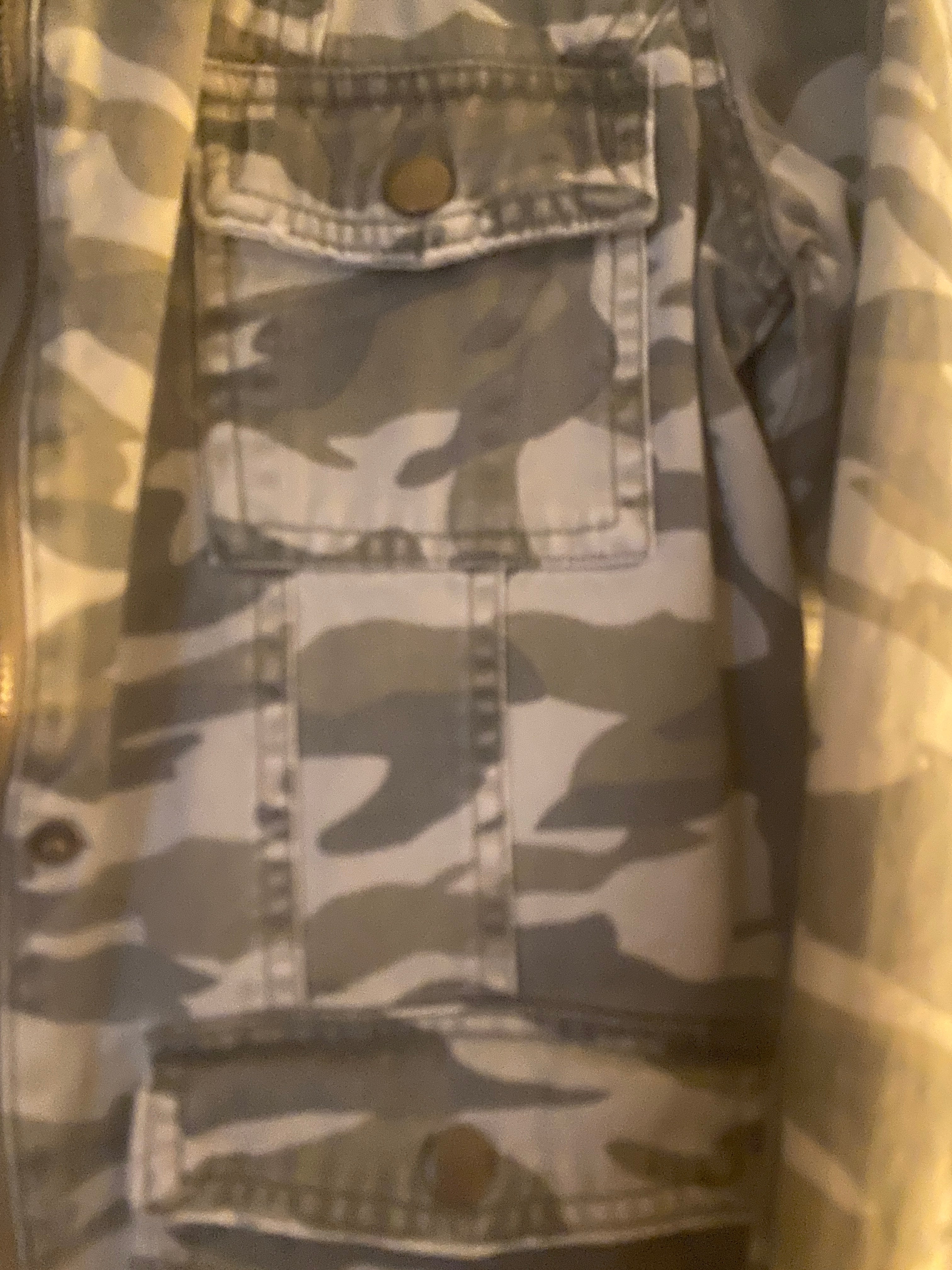Retro Camouflage Utility Jacket