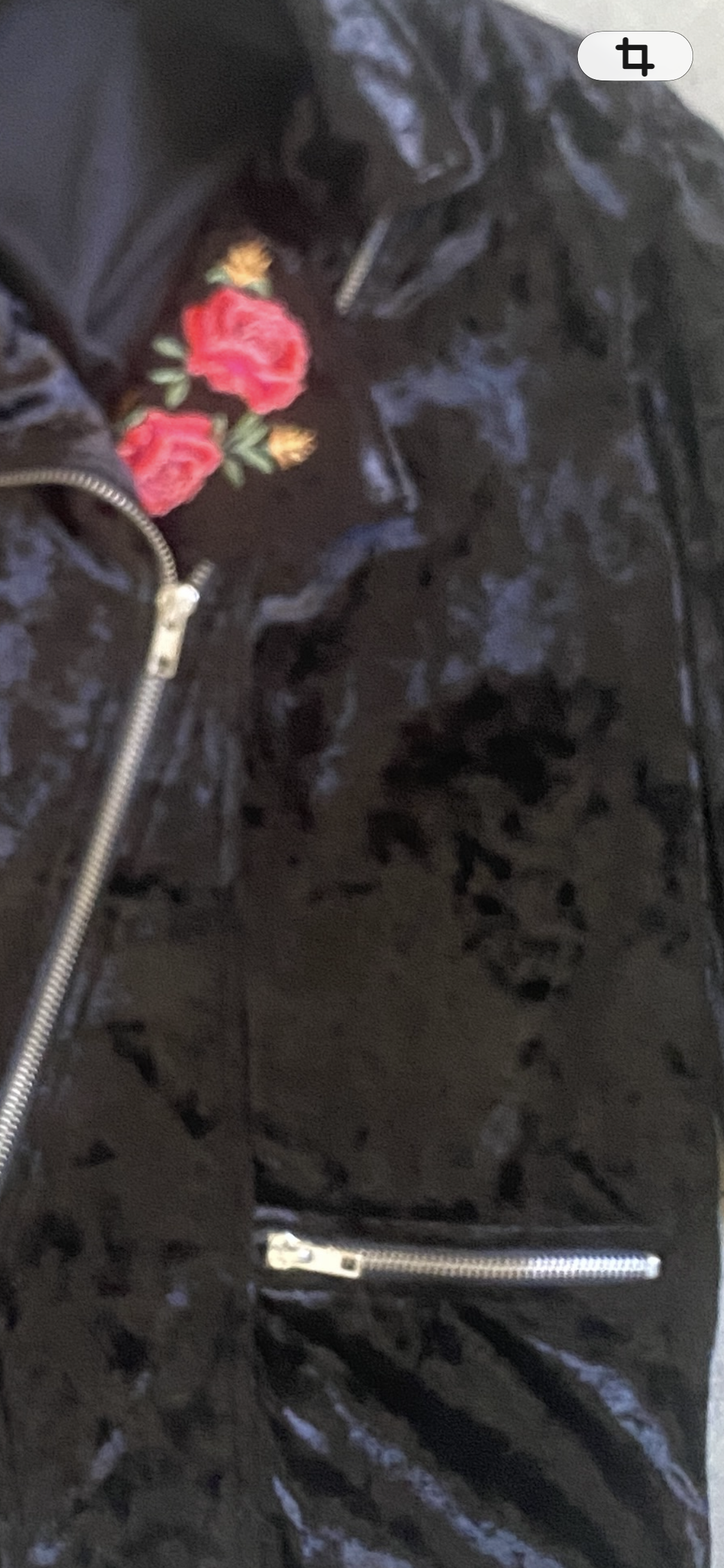Disney Pixar Coco Crushed Velour Moto Jacket