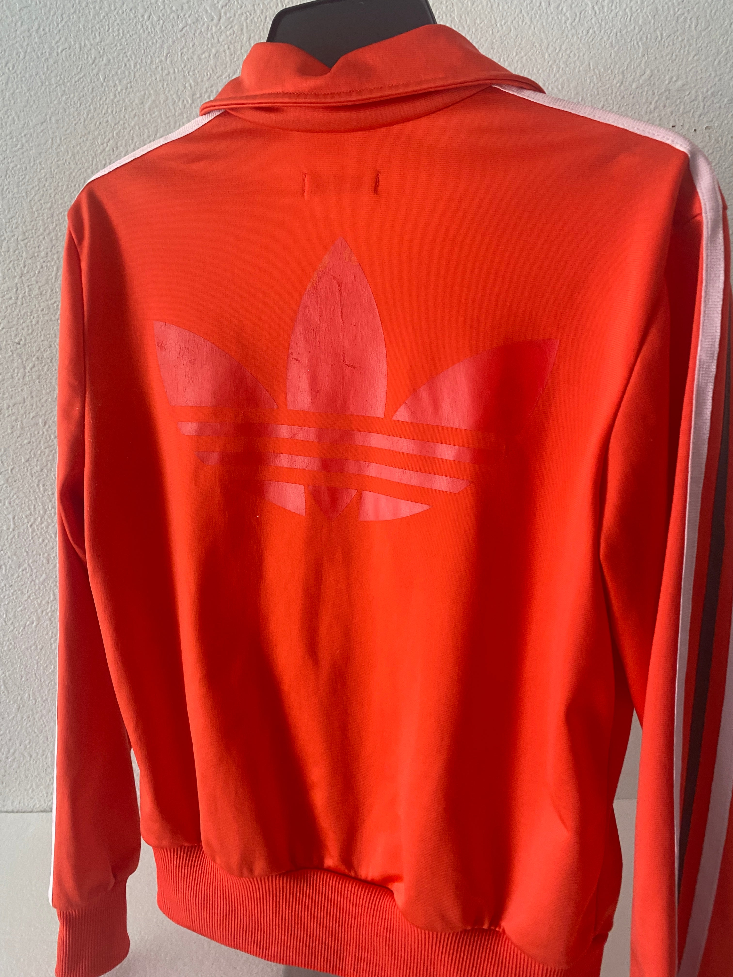 Vintage Adidas Red Track Suit Jacket 90s