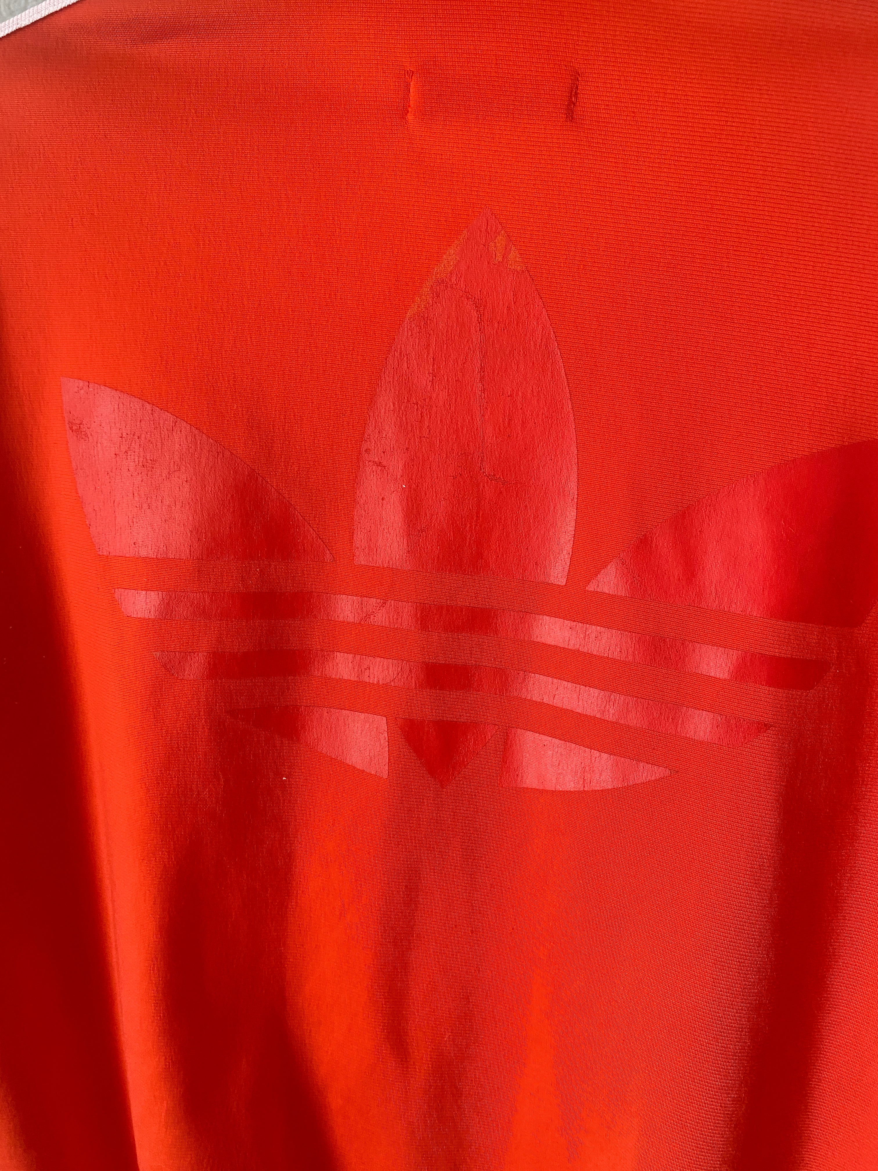 Vintage Adidas Red Track Suit Jacket 90s