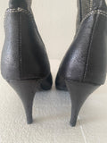 90's Womens Heeled Leather Western Boots