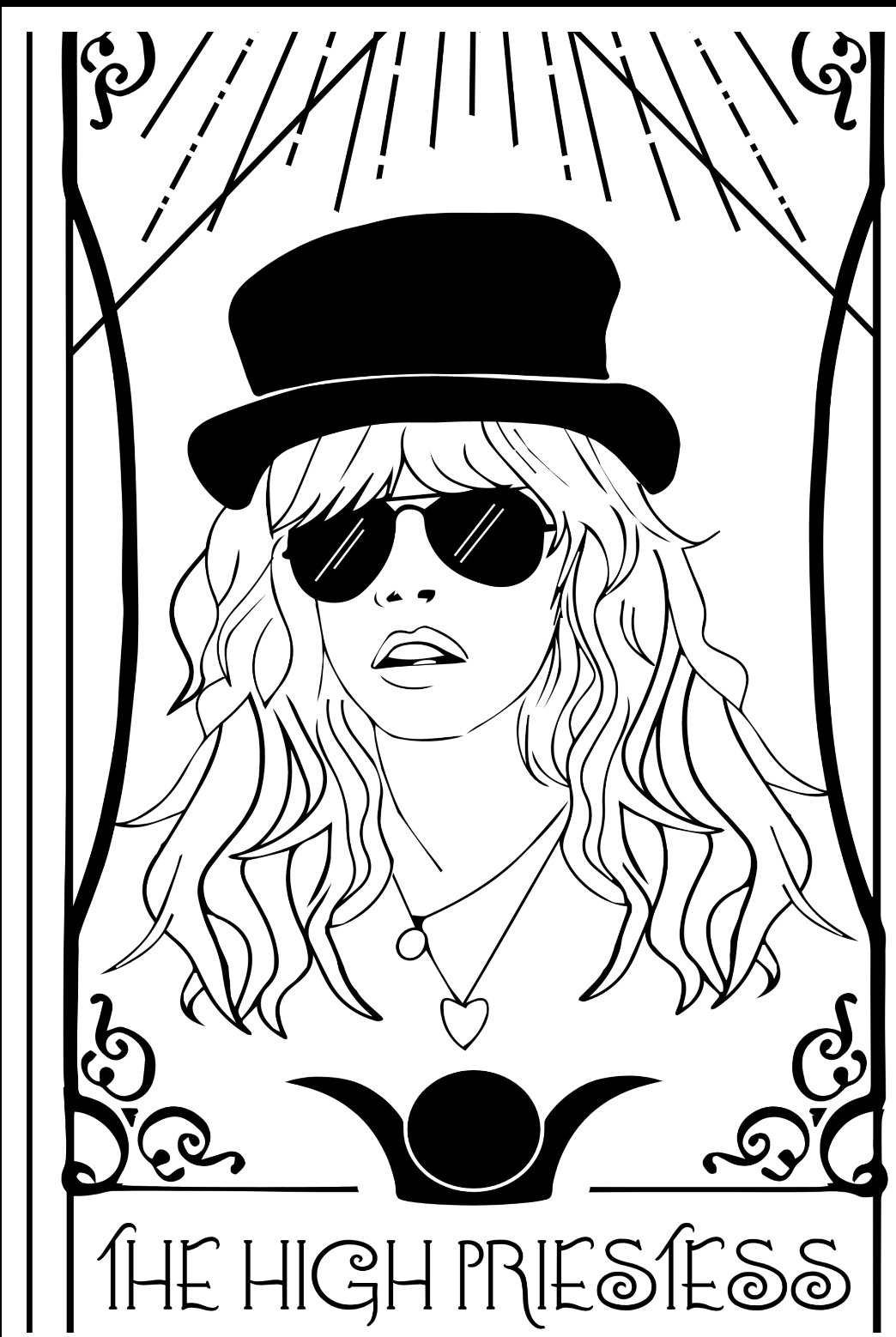 STEVIE NICKS Fitted Cap Sleeve Slub Tee