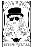 STEVIE NICKS Fitted Cap Sleeve Slub Tee
