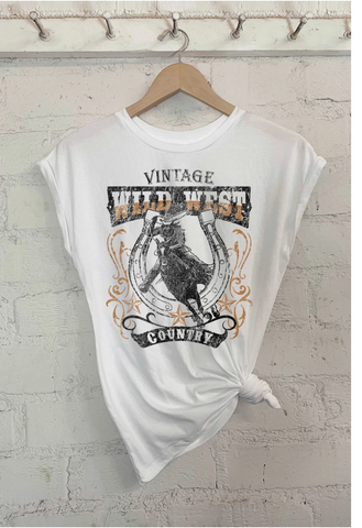 VINTAGE WILD WEST COUNTRY TSHIRT