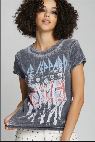 DEF LEPPARD 1977 MINERAL WASH TSHIRT