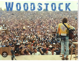 WOODSTOCK 1969 MINERAL WASH GRAPHIC TEE  1969
