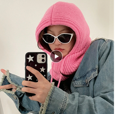 WINTER SOFT KNIT HOODIE (Color Options)