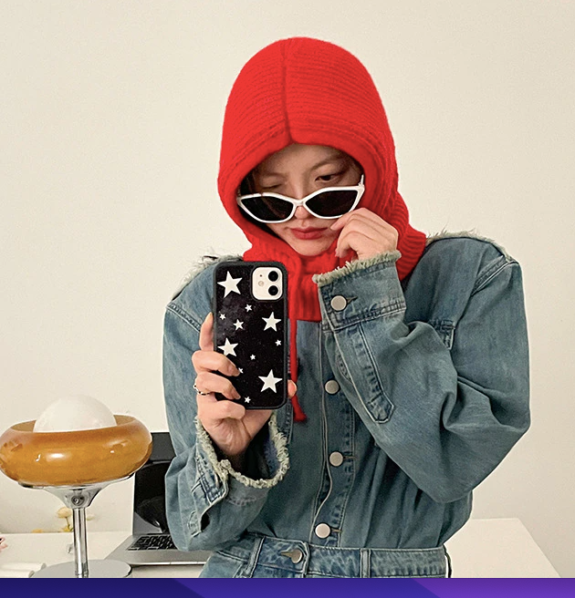 WINTER SOFT KNIT HOODIE (Color Options)