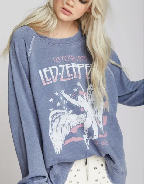 LED ZEPPLIN MINERALWASH SWEATSHIRT