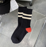 COZY COLORFUL STRIPE CREW SOCKS (Style Options)