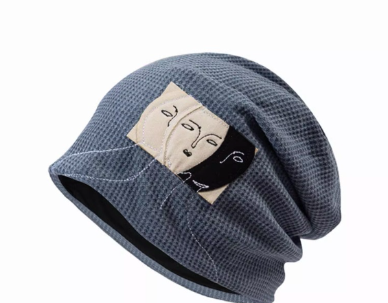 FACE ART KNIT CAP