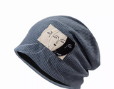 FACE ART KNIT CAP