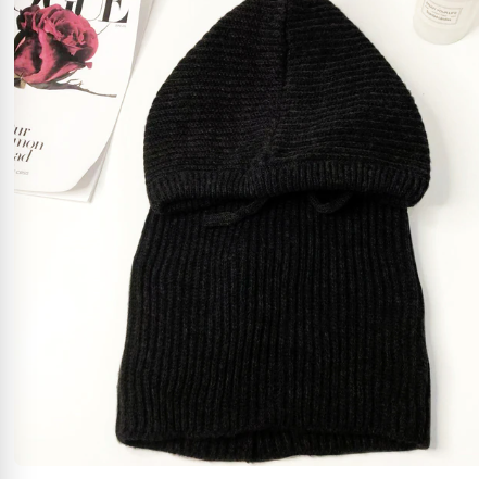 WINTER SOFT KNIT HOODIE (Color Options)