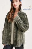 Chelsie Washed Corduroy Jacket (Color Options) ALMOST GONE :(