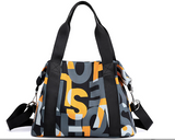 Nylon Pop Art Messenger Travel  Bag