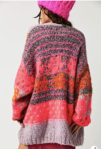 FLOWER POWER FLORAL CARDI
