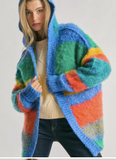 Multi Color Hoodie Cardi SOFTEST EVER