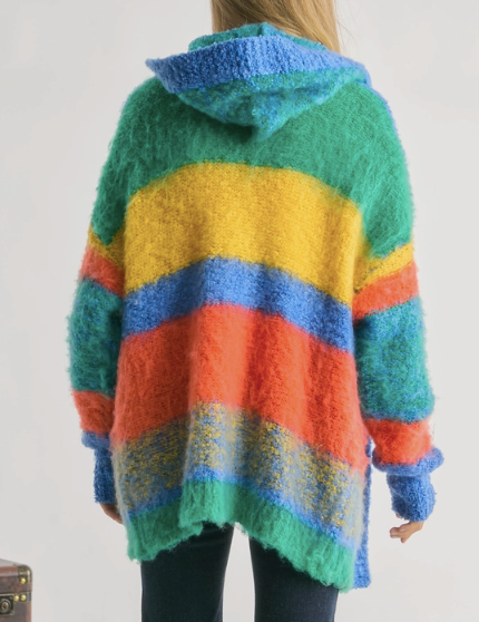 Multi Color Hoodie Cardi SOFTEST EVER