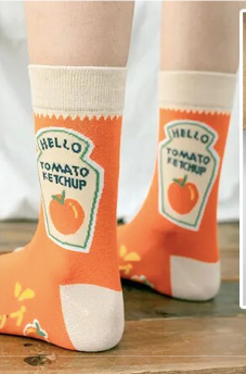 GOT SOCKS?  GOT KETCHUP?