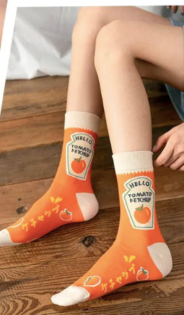 GOT SOCKS?  GOT KETCHUP?