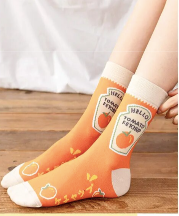 GOT SOCKS?  GOT KETCHUP?