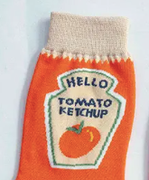 GOT SOCKS?  GOT KETCHUP?