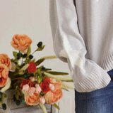 STAR CREW GREY SOFT SWEATER