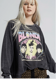 BLONDIE LIVE 1982 DISTRESSED SWEATSHIRT