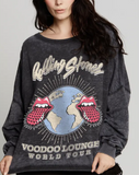 ROLLING STONES VOODOO LOUNGE TOUR MINERAL WASH SWEATSHIRT 1994