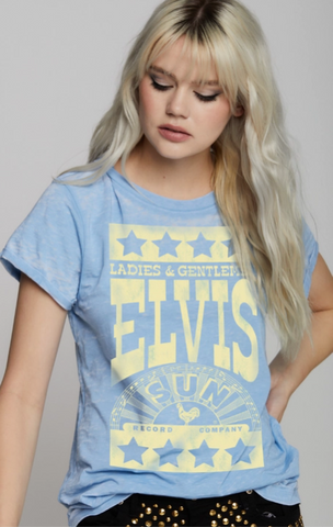 ROBIN EGG  BLUE ELVIS TShirt