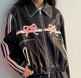PINK Bow Lovin' Bomber Jacket