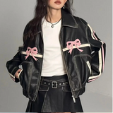 PINK Bow Lovin' Bomber Jacket