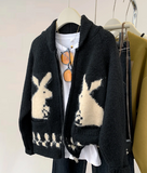 BUNNY LOVIN ZIP UP CARDI