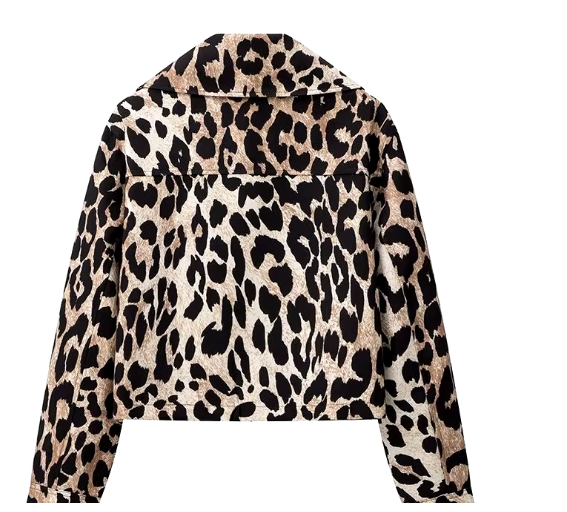 LEOPARD BOMBER JACKET