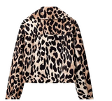 LEOPARD BOMBER JACKET