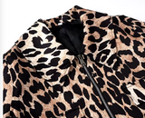 LEOPARD BOMBER JACKET