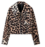 LEOPARD BOMBER JACKET
