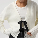 DOUBLE BOW CARDI