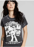 BLONDIE GONNA GET YA BURNOUT TSHIRT