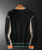 Color Block Cardi (Black or Charcoal)