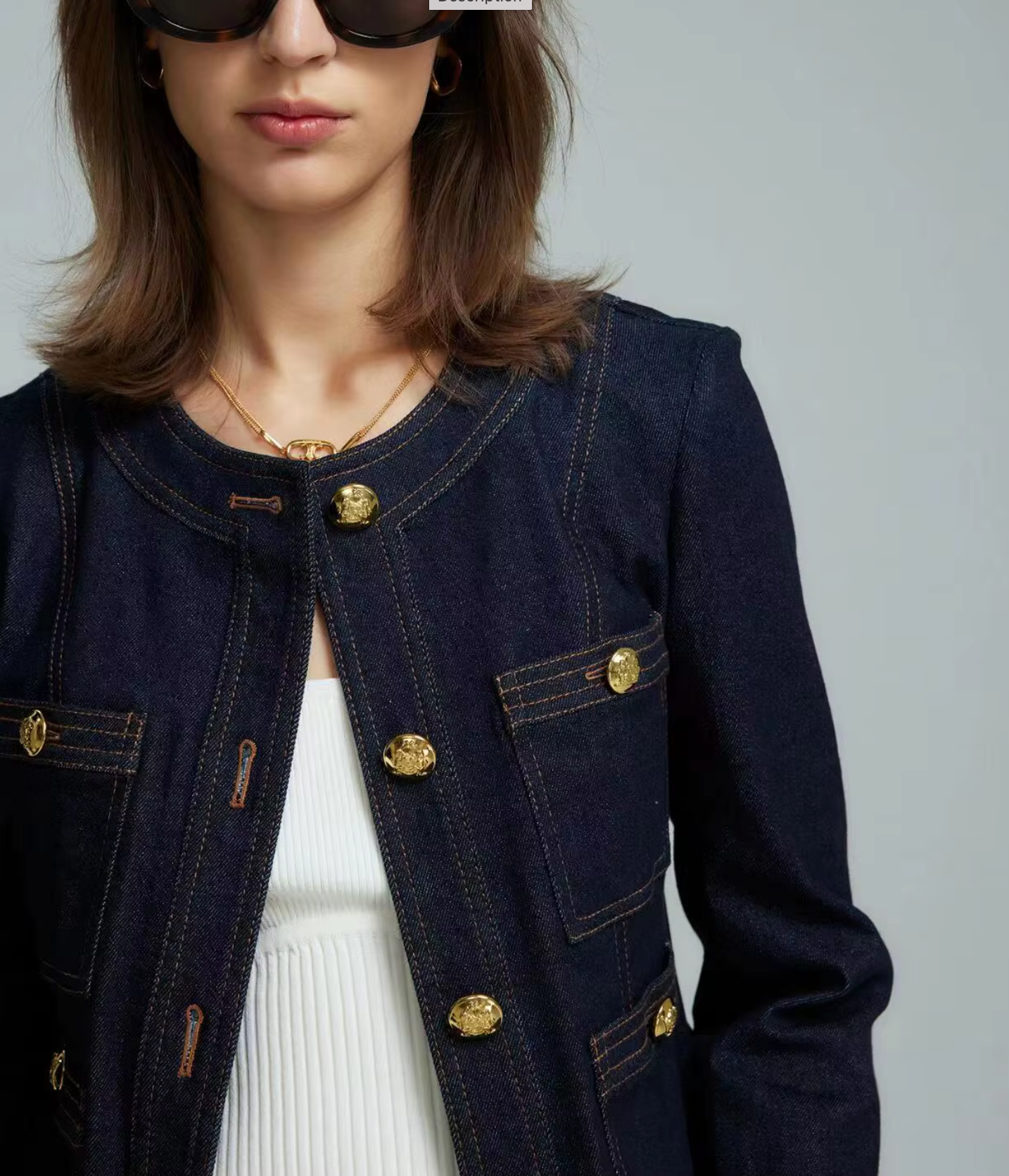 Dark Denim Elevated Jacket