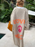 Peace n' Love Knit Duster (Color Options)