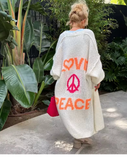 Peace n' Love Knit Duster (Color Options)