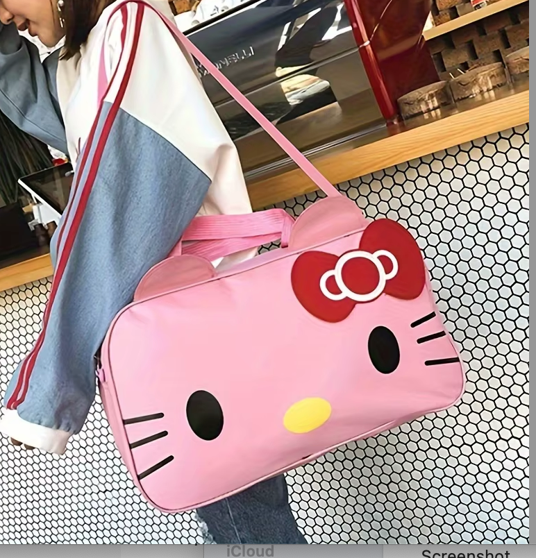 Hello Kitty Large Travel Bag (COLOR OPTIONS)